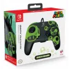Žaidimų pultas PDP REMATCH Wired Controller 1-Up Glow in the Dark, skirtas Nintendo Switch, USB, 3 m laidas, D-pad, Home mygtukas, juoda/žalia