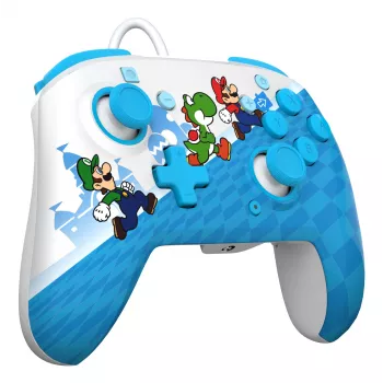 Žaidimų pultas PDP Mario Escape REMATCH, laidinis USB, D-pad, Home mygtukas, įvairiaspalvis, skirtas Nintendo Switch