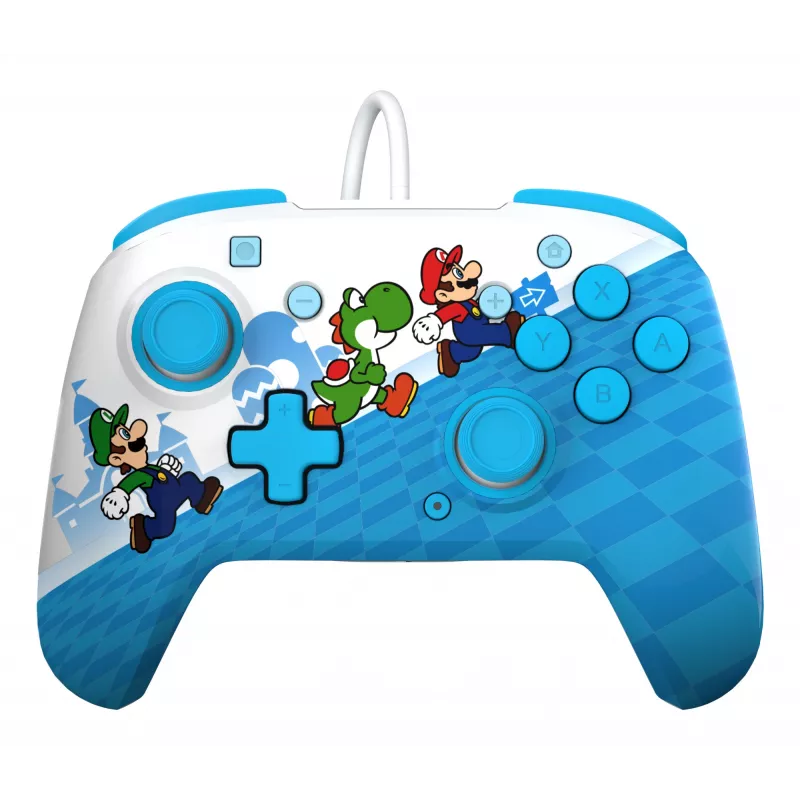 Žaidimų pultas PDP Mario Escape REMATCH, laidinis USB, D-pad, Home mygtukas, įvairiaspalvis, skirtas Nintendo Switch