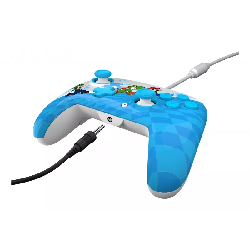 Žaidimų pultas PDP Mario Escape REMATCH, laidinis USB, D-pad, Home mygtukas, įvairiaspalvis, skirtas Nintendo Switch