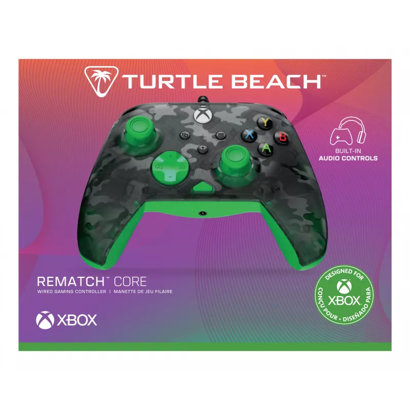 Žaidimų pultas Turtle Beach Rematch Core juodas žalias pilkas USB laidinis