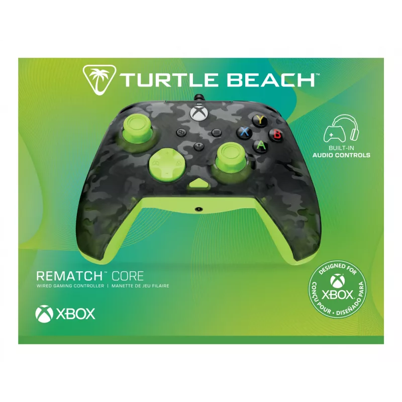 Žaidimų pultas Turtle Beach Rematch Core juodas pilkas geltonas USB laidinis