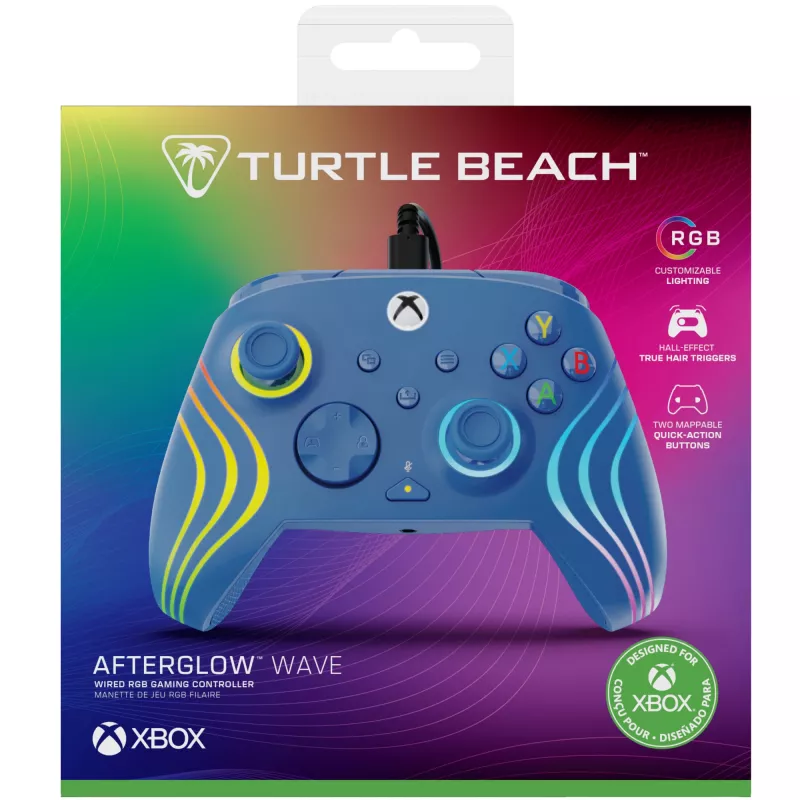 Žaidimų pultas Turtle Beach Afterglow Wave Blue USB PC Xbox Series S X