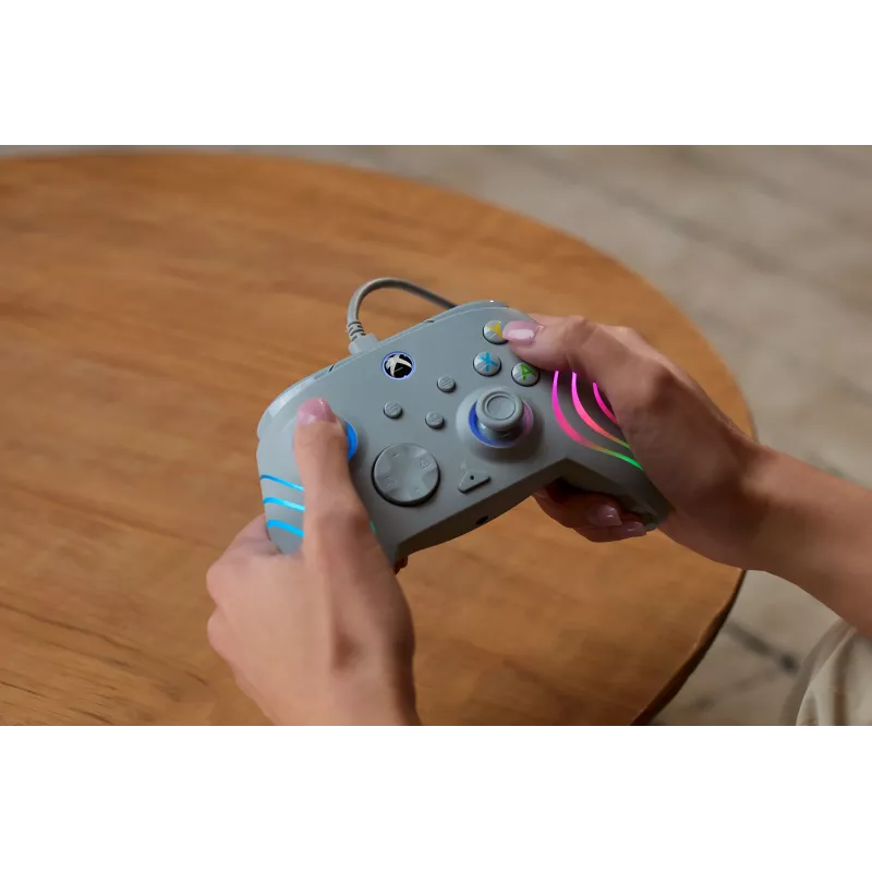 Žaidimų pultas Turtle Beach Afterglow Wave Grey USB, skirtas PC ir Xbox Series