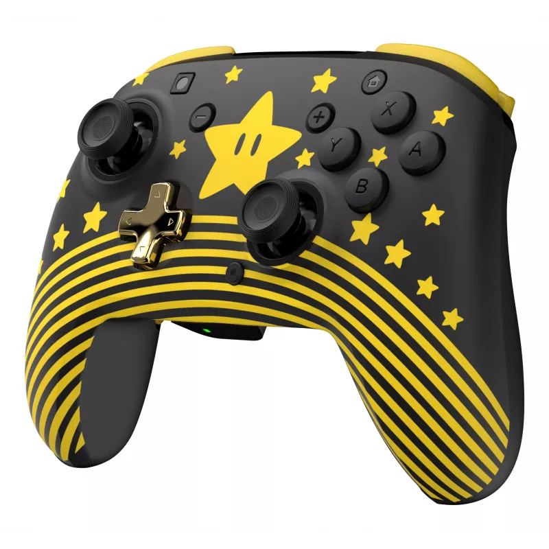 Žaidimų pultas Turtle Beach Rematch Black Gold Yellow Bluetooth, skirtas Nintendo Switch