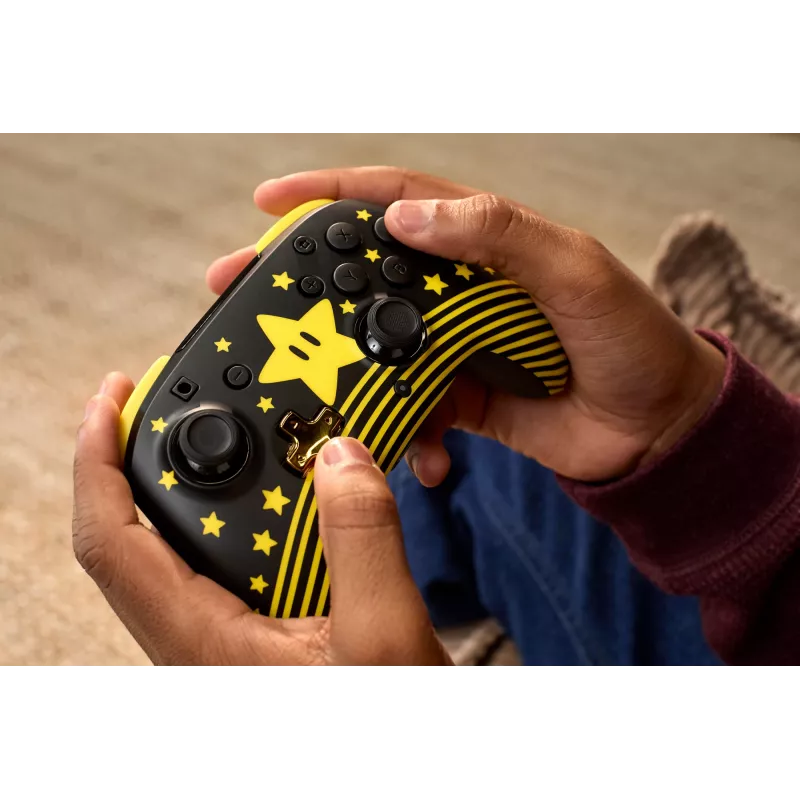 Žaidimų pultas Turtle Beach Rematch Black Gold Yellow Bluetooth, skirtas Nintendo Switch