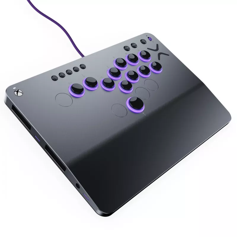 PDP Victrix Pro KO Leverless Fight Stick pilka USB kovų pultas PC, Xbox Series S, Xbox Series X