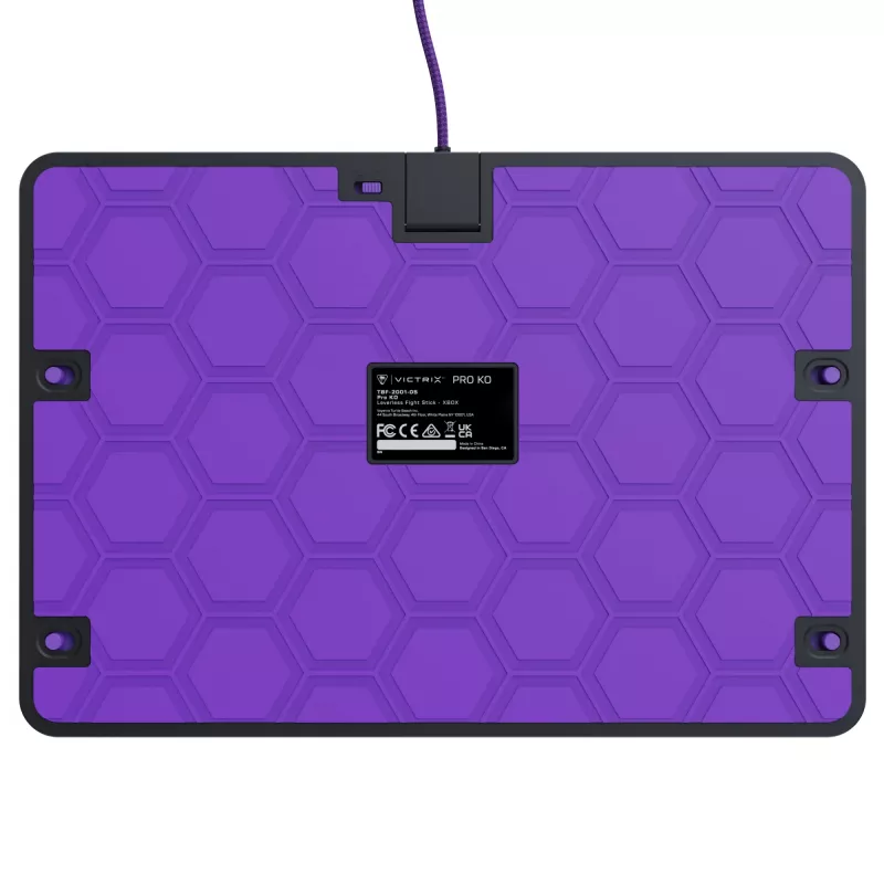 PDP Victrix Pro KO Leverless Fight Stick pilka USB kovų pultas PC, Xbox Series S, Xbox Series X