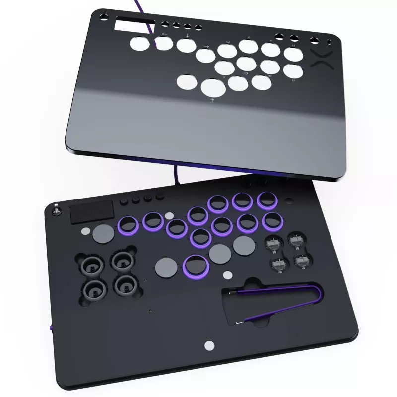 PDP Victrix Pro KO Leverless Fight Stick pilka USB kovos pultas PC, PlayStation 4, PlayStation 5