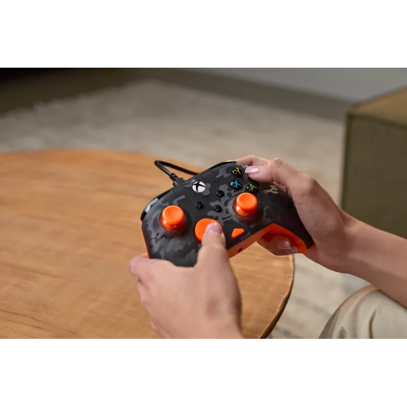 Žaidimų pultas Turtle Beach Rematch Core juoda pilka oranžinė USB laidinis