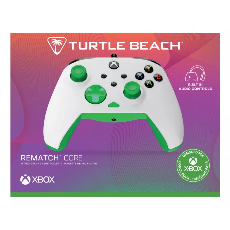 Žaidimų pultas Turtle Beach Rematch Core Green White USB PC Xbox Series