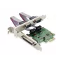 Conceptronic PCI Express kortelė 1 prievadas lygiagretus ir 2 prievadai nuoseklūs