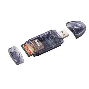 Hama USB 3.0 kortelių skaitytuvas SD/micro SD, antracitas
