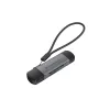 Conceptronic BIAN05G 2-in-1 USB 3.0 dvigubas kištukinis kortelių skaitytuvas, SD/MicroSD 3.0, UHS-I