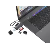 Conceptronic BIAN05G 2-in-1 USB 3.0 dvigubas kištukinis kortelių skaitytuvas, SD/MicroSD 3.0, UHS-I