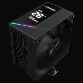 Procesoriaus aušintuvas LC-Power LC-CC-120-DB6 12 cm Juodas 600-2200 RPM FDB