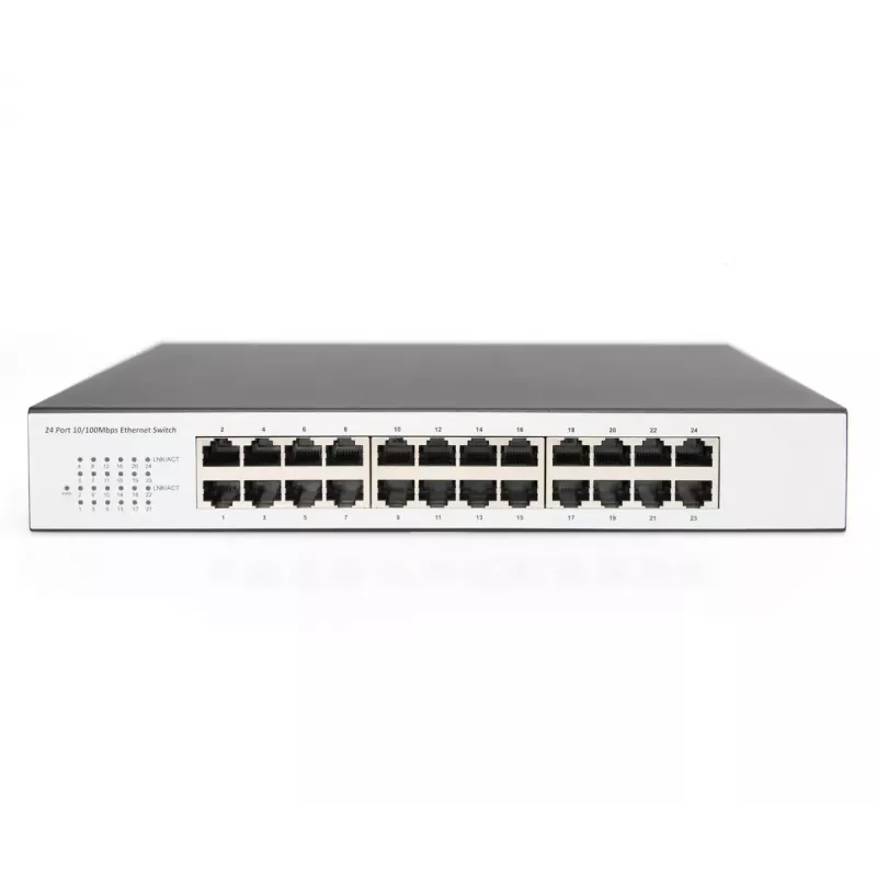 Nevaldomas jungiklis Digitus DN-60021-2 24 prievadų Fast Ethernet