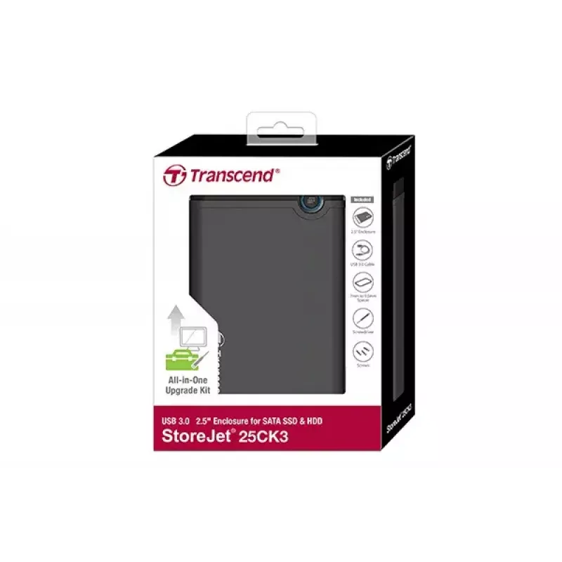 Išorinis HDD/SSD korpusas Transcend TS0GSJ25CK3