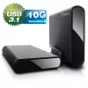 Fantec DB-ALU31 išorinis HDD dėklas 3,5 colio juodas