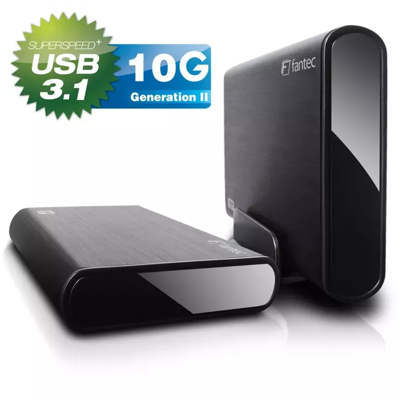 Fantec DB-ALU31 išorinis HDD dėklas 3,5 colio juodas