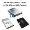 Fantec DB-ALU31 išorinis HDD dėklas 3,5 colio juodas