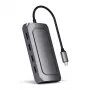 Satechi ST-U4MA3M USB4 daugiafunkcis adapteris 8K HDMI, 100W PD, pilka