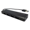 USB šakotuvas LC-Power LC-HUB-U3-4-V2 USB 3.2 Gen 1 Type-A Type-C 5 Mbit/s Juodas