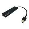 USB šakotuvas LC-Power LC-HUB-U3-4-V2 USB 3.2 Gen 1 Type-A Type-C 5 Mbit/s Juodas