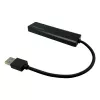 USB šakotuvas LC-Power LC-HUB-U3-4-V2 USB 3.2 Gen 1 Type-A Type-C 5 Mbit/s Juodas