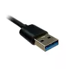 USB šakotuvas LC-Power LC-HUB-U3-4-V2 USB 3.2 Gen 1 Type-A Type-C 5 Mbit/s Juodas