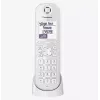 Panasonic KX-TGQ200GW DECT belaidis skaitmeninis telefonas, baltas
