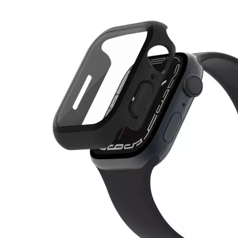 Apsauginis stiklas Belkin ScreenForce OVG004ZZBK-REV Juodas Polikarbonatas Grūdintas stiklas Išmaniajam laikrodžiui