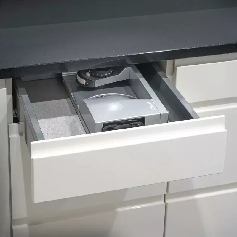 Elektrinė pjaustyklė Graef MYtiny 170 W sidabrinė, pjūvio storis iki 1,5 cm