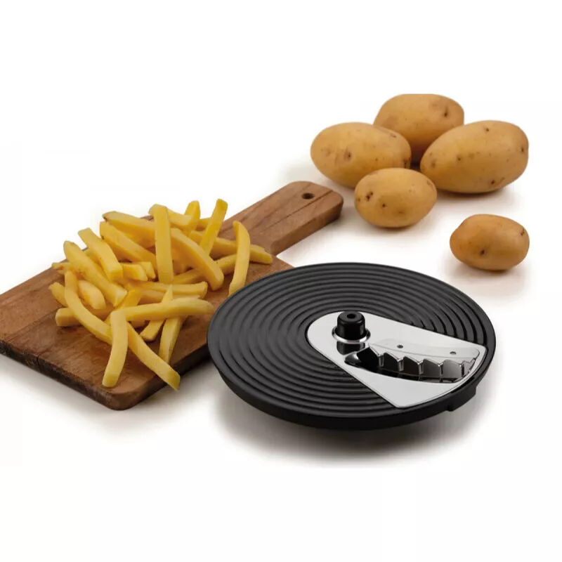 Ariete 1782 Gourmet Pro Moderna virtuvės kombainas, 3L pjaustymo indas, 2L blenderis, 2 greičiai + Pulse, peilių rinkinys + nerūdijančio plieno diskas, sulčiaspaudės priedas, raudonas