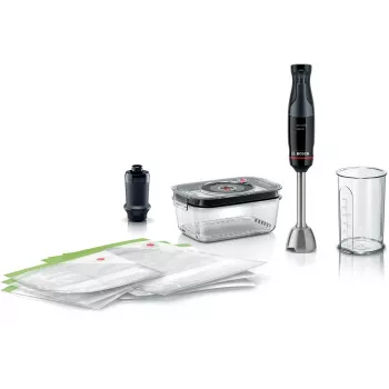 Panardintuvas Bosch Serie 4 MSM4B6V2 — 1000 W, 1,2 L indas, nuimamas velenas, juoda
