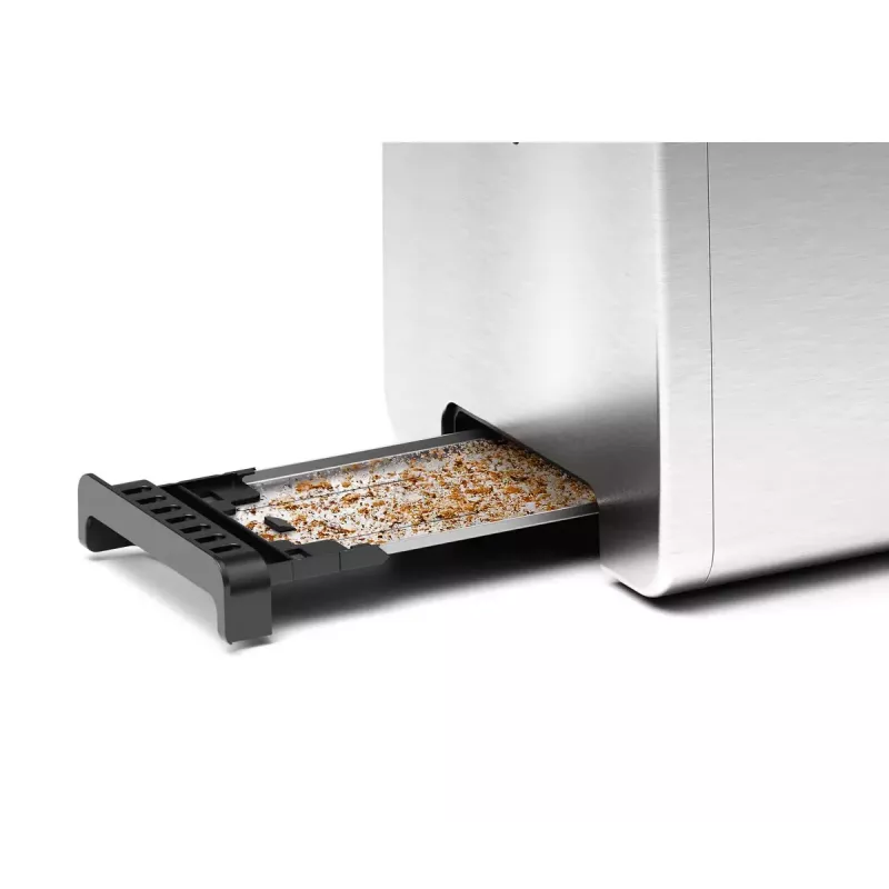 Skrudintuvas Bosch TAT5P420 2 griežinėliai 970 W Juodas, Nerūdijantis plienas