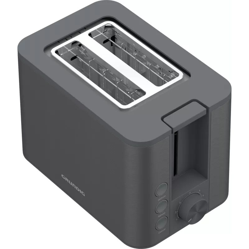 Grundig TA 7340 Inox skrudintuvas 2 griežinėliams 950 W juodas