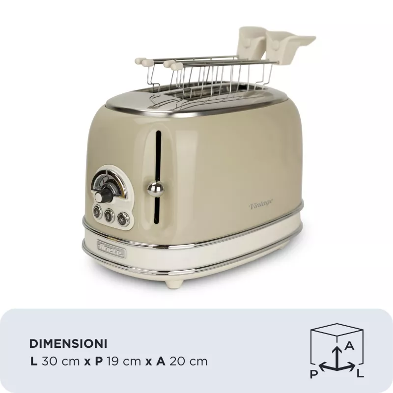Ariete 0155/03 elektrinė pjaustyklė, 810 W, smėlio spalvos