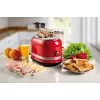 Ariete 149 skrudintuvas su žnyplėmis 2 riekėms duonos – automatinis išstūmimas – atšildymas – 6 skrudinimo lygiai – 800 W – Modern Line – raudonas
