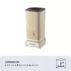 Ariete 2878 Vintage pieno putotuvas kapučino, arbatos, karšto ir šalto šokolado, gėrimams, 500 W, pastelinė šviesiai smėlio spalva