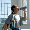 Brita 1052249 vandens filtravimo butelis 0,6 L žalia pilka
