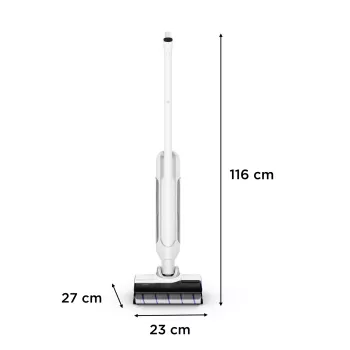 Rowenta X Clean 10 2-in-1 šlapiai ir sausai valantis belaidis dulkių siurblys 200 W sidabrinis, baltas