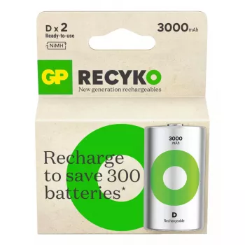 Įkraunama baterija GP Batteries ReCyko Pro RECYKO D NiMH 63.5g (2 vnt.)