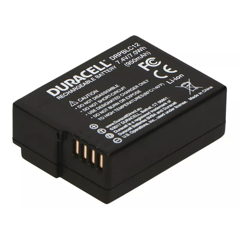 Akumuliatorius fotoaparatui Duracell DRPBLC12, Panasonic DMW-BLC12 pakaitalas