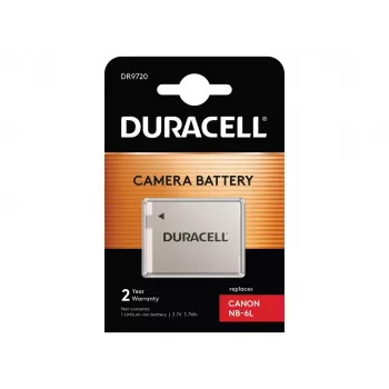 Duracell akumuliatorius fotoaparatui, skirtas Canon NB-6L baterijai pakeisti