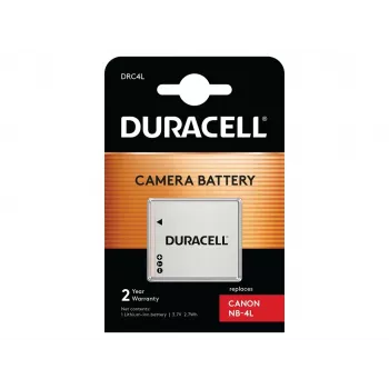 Duracell DRC4L baterija, skirta Canon NB-4L (ličio jonų, 720 mAh)
