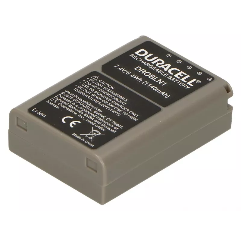 Duracell akumuliatorius fotoaparatui – atitinka Olympus BLN-1, 1140 mAh, 7,4 V, Li-Ion