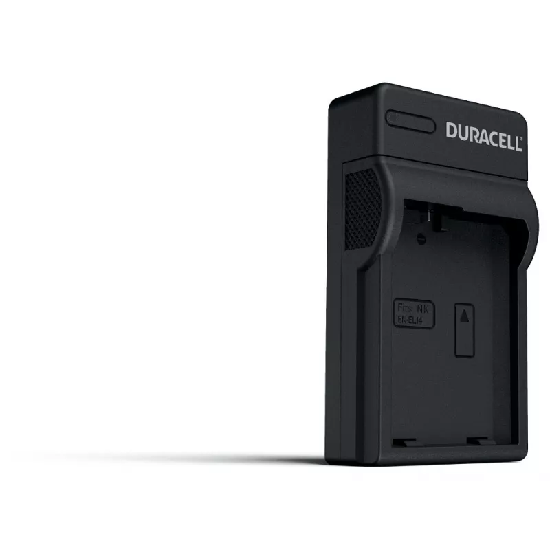 Duracell USB kroviklis Nikon EN-EL14 akumuliatoriams, juodas