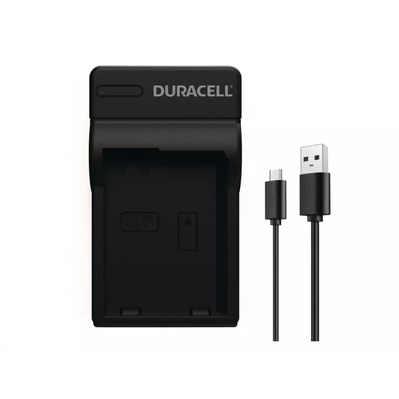 Duracell USB kroviklis Nikon EN-EL14 akumuliatoriams, juodas