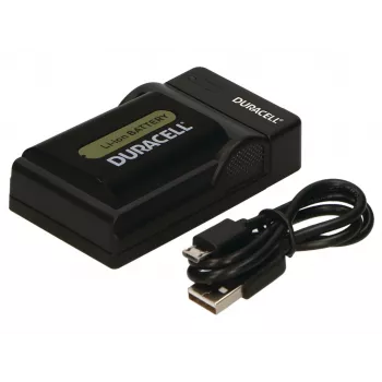 Duracell USB kroviklis Sony NP-FP50, 70, 90, 51, 71, 91 akumuliatoriams, juodas